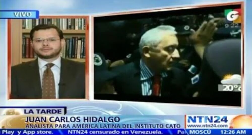 Juan Carlos Hidalgo comenta la renuncia de Otto Pérez Molina en “La Tarde” de NTN24